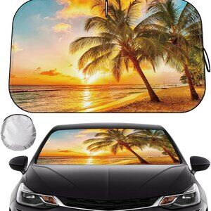 Car Windshield Sun Shade - Reflector Sunshade Offers Ultimate Protection for Car